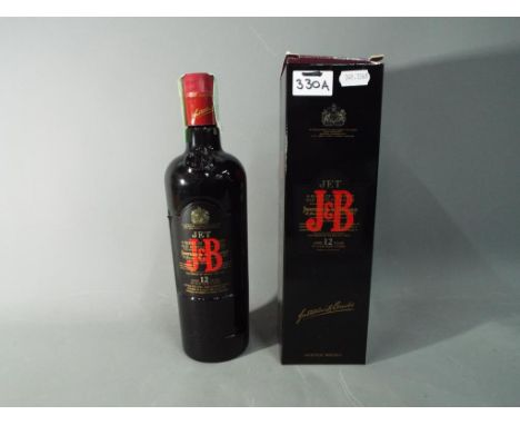 A bottle of J&B Jet luxury Scotch whisky, aged for 12 years in old oak cases, 75cl, 40%  This lot must be paid for and remove