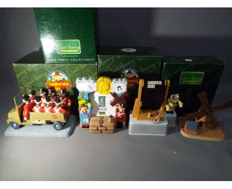 Robert Harrop Camberwick Green figures - Four collectable figures, all boxed, comprising CGM03 Colley's Mill, CGMB3 The Clown