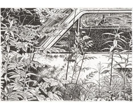 Geoff Archer Once Upon A Time In America 1, 2023 Ink on paper Signed on Verso 10 x 15cm (3¾ x 5¾ in.)
&nbsp;
This lot has bee