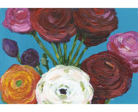 
	
		Julia Abele
		Ranunculus, 2023
		Acrylic on paper
		Signed on Verso
		10 x 15cm (3&#190; x 5&#190; in.)
		
		This lot ha