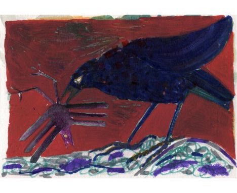 Carla Busuttil Caw Caw Mixed media on paper Signed on Verso 10 x 15cm (3¾ x 5¾ in.)
This lot has been curated by AOAP
About
C