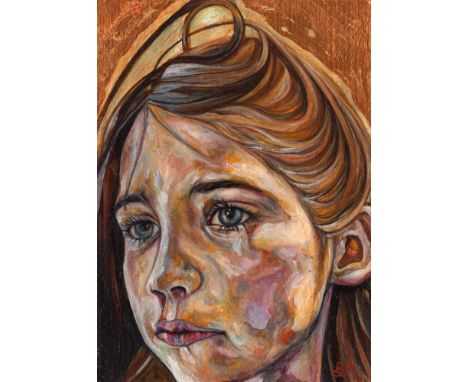 Benjamin Portanier Zeal 1 Oil Paint on paper Signed on Verso 10 x 15cm (3¾ x 5¾ in.)  This lot has been curated by Frankie Sh