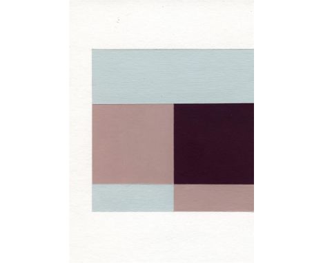 Laura Jane Scott Considered Interior paint on card Signed on Verso 10 x 15cm (3¾ x 5¾ in.)
&nbsp;
This lot has been curated b