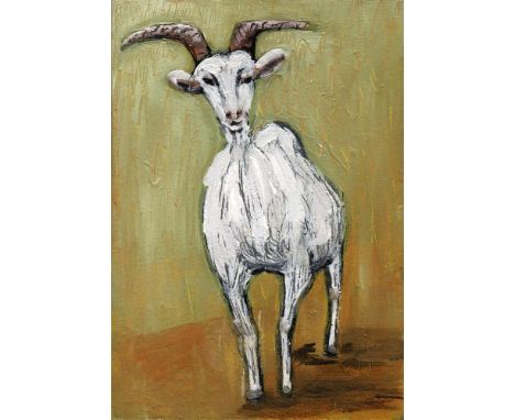 
	
		Joy Parker
		Goat
		Oil on paper
		Signed on Verso
		10 x 15cm (3&#190; x 5&#190; in.)
		
		This lot has been curated by