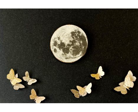 Nikki Ward Moths and the Moon Collage Signed on Verso 10 x 15 x 0.8cm (3¾ x 5¾ x ¼ in.)
This lot has been curated by Katherin