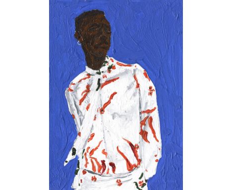 Matthew Eguavoen More Like Family Acrylic on cartridge paper Signed on Verso 10 x 15cm (3¾ x 5¾ in.)
This lot has been curate