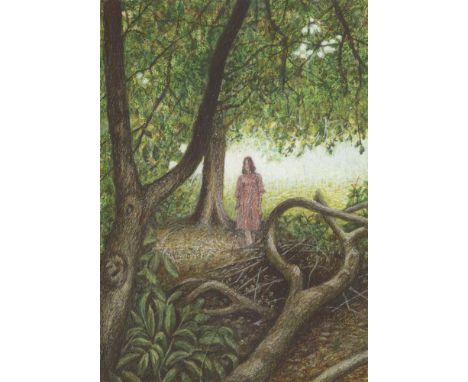 
	
		Peter Messer
		Clearing, 2023
		Egg Tempera on Gesso Panel
		Signed on Verso
		10 x 15cm (3&#190; x 5&#190; in.)
		
		Th