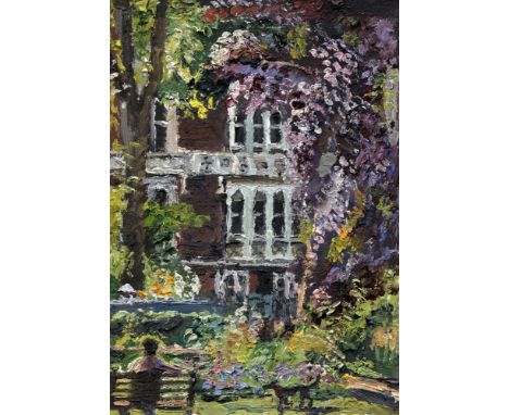 Melissa Scott-Miller Gordon Square Summer 2023 Oil paint on paper Signed on Verso 10 x 15cm (3¾ x 5¾ in.)
This lot has been c