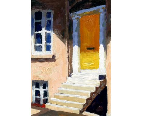 
	
		Claire Houlihan
		The Yellow Door
		Oil on paper
		Signed on Verso
		10 x 15cm (3&#190; x 5&#190; in.)
		
		This lot has