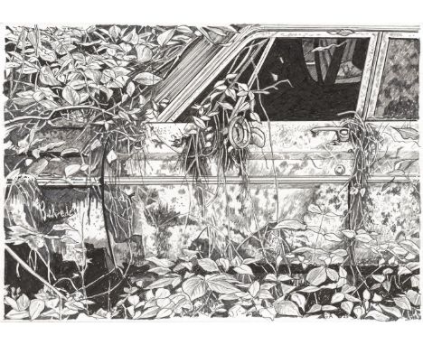 Geoff Archer Once Upon A Time In America 3, 2023 Ink on paper Signed on Verso 10 x 15cm (3¾ x 5¾ in.)
This lot has been curat