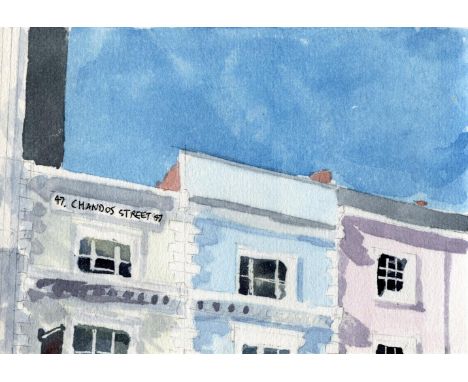 
	
		Claire Houlihan
		Chandos Place
		Watercolour on paper
		Signed on Verso
		10 x 15cm (3&#190; x 5&#190; in.)
		
		This l