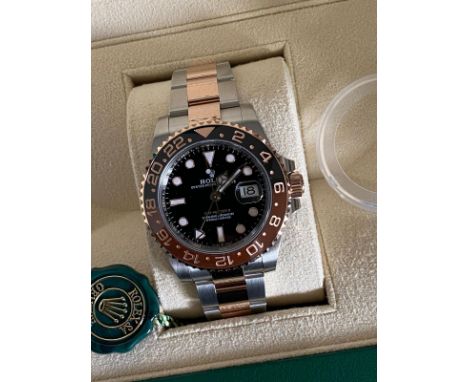 BRAND ROLEX MODEL (WATCH) GMT-MASTER II REFERENCE NUMBER 126711CHNR WINDING AUTOMATIC CASE MATERIAL GOLD/STEEL STRAP MATERIAL