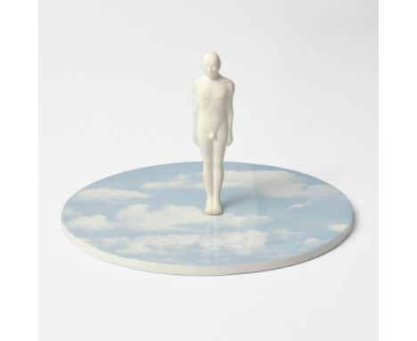 Bone china, part glazedA two-part sculpture, from an edition of four. Printed mark, "WEDGWOOD Made in England / SKY PLATEAU I