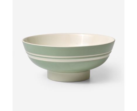 Glazed earthenware (Queensware)Shape 4194, gray slip on a cream-colored body.Impressed "WEDGWOOD" and "MADE IN ENGLAND", prin