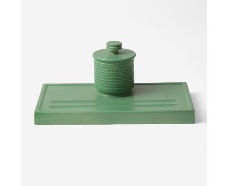 Glazed EarthenwareImpressed "WEDGWOOD" "MADE IN ENGLAND" "9H35" (date code for 1935); printed Keith Murray signature Wedgwood