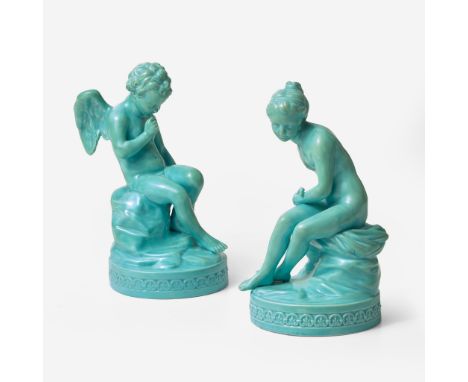 Glazed earthenwareBoth impressed "WEDGWOOD"(H: 8 3/8, W: 4 3/8, D: 5 3/4 in. (each, approx.))Qty: (2)ProvenanceCollection of 
