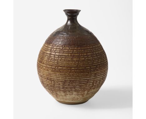 Stoneware, partially glazedProduced during the potter's year-long period as artist in residence at WedgwoodImpressed "WEDGWOO