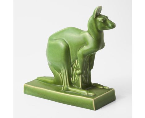 Glazed earthenwareIn a non-standard green glaze, formulated by Norman WilsonImpressed "J SKEAPING" and "WEDGWOOD" on side of 