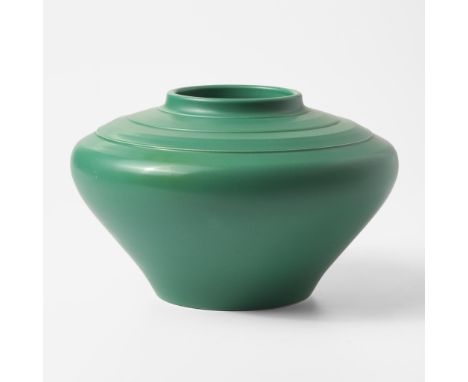 Glazed earthenwarePrinted Keith Murray Wedgwood signature mark(H: 7, Dia: 10 7/8 in.)Qty: (1)ProvenanceSkinner, European Furn