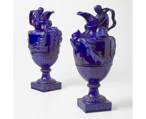 Stoneware, metal hardware"Sacred to Bacchus" and "Sacred to Neptune" formsBoth impressed "WEDGWOOD"(H: 16 5/8, W: 6 5/8, D: 8