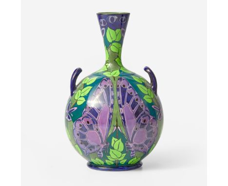 Glazed earthenware.Designed by Courtney Lindsay.Printed Lindsay Ware mark. Impressed "WEDGWOOD" and "CED" (date code for 1901