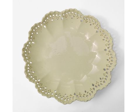 Glazed earthenwareRound lobed formImpressed "WEDGWOOD"(H: 2 1/2, Dia: 10 in.)Qty: (1)ProvenanceSchofield CollectionCollection