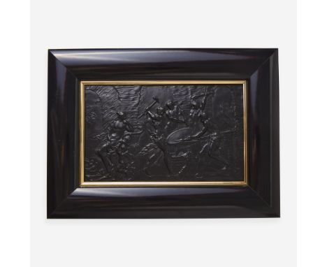 StonewareImpressed "WEDGWOOD"(Frame:&nbsp;H: 9 7/8, W: 13 1/4 in. Sight H: 5 3/4, W: 9 1/4 in.)Qty: (1)ProvenanceCollection o