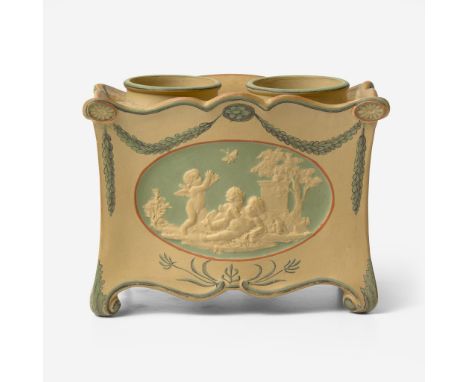 StonewareImpressed "WEDGWOOD"(H: 5, W: 6 1/2, D: 3 1/2 in.)Qty: (1)ProvenanceCollection of Dr. Ellis F. Rubin and Suzanne Bor