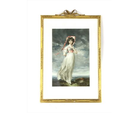 Sydney E Wilson, PORTRAIT OF LADY HAMILTON AFTER GEORGE ROMNEY 30.5 x 25.5cm Lithograph, together with a collection of furthe