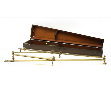 C Blunt, brass pantograph in mahogany case