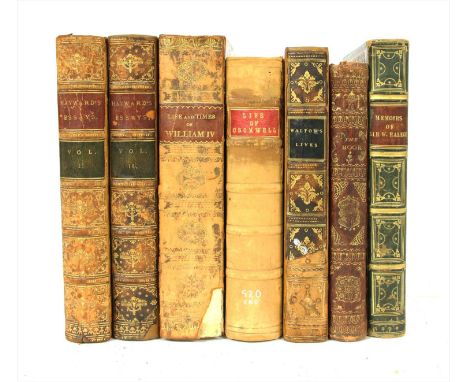 BIOGRAPHY: 1- Harris W: An Historical and Critical Account of the Life of Oliver Cromwell.. Millar, 1762. With frontis. Ex-li