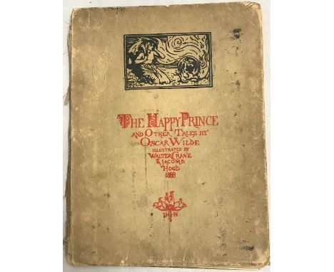 Wilde (O) The Happy Prince and other Tales, illustrated by Walter Crane and Jacomb Hood, 1908, Clouston (R S) English Furnitu