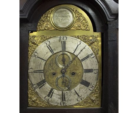 An early 19th Century oak eight-day longcase clock, the brass dial signed Winstanley Wigan   Condition Report:  Not far of a 