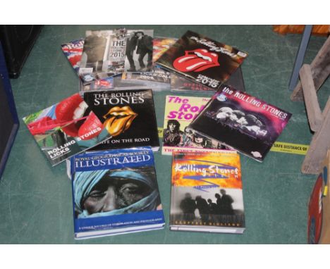 Rolling Stones interest - 3 books and 12 calendars  