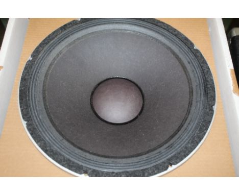 Six boxed Peavy 15" Black Widow speaker replacement basket assemblies.