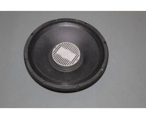 An Eminence Kilomax pro 15 ins base speaker, a Celestion G15C 15 ins base speaker and three other speakers, all boxed and app