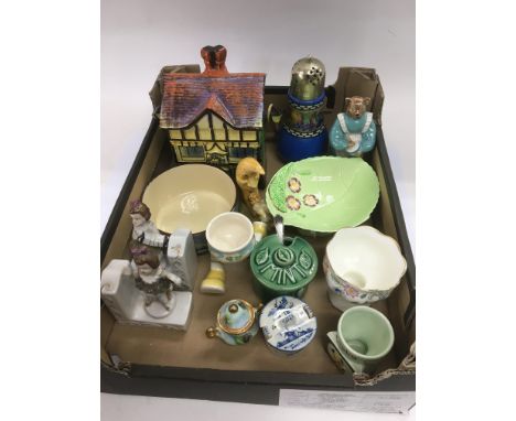 A collection of china items including examples of Carltonware, Minton etc.