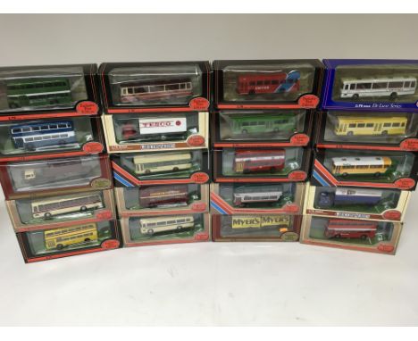 EFE, Exclusive First Editions, 1:76 scale, boxed Diecast vehicles including Buses, coaches and lorries x20