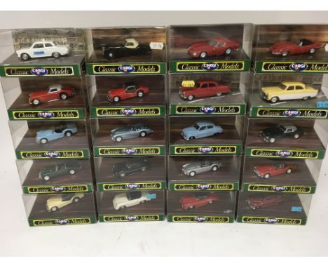 Corgi classic models, boxed Diecast vehicles including vintage cars x20