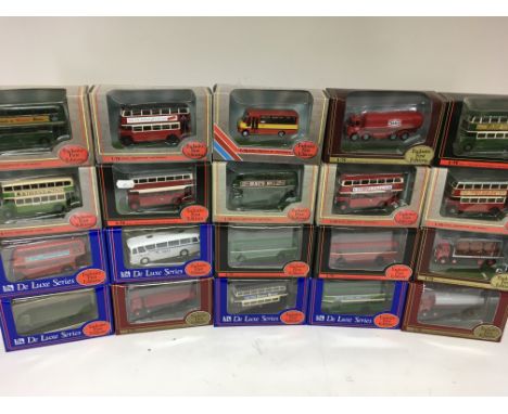 EFE, Exclusive First Editions, 1:76 scale Diecast vehicles, boxed, including Buses, coaches and lorries x20