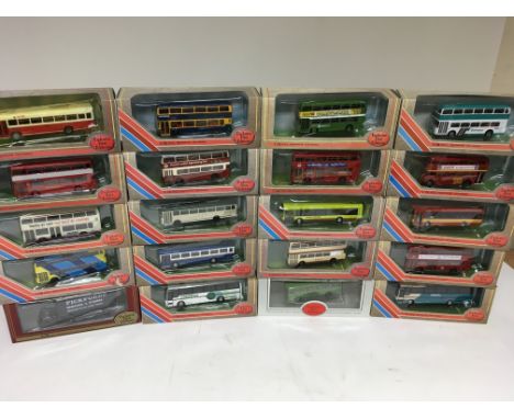 EFE, Exclusive First Editions, 1:76 scale Diecast vehicles, boxed, including Buses, coaches and lorries x20