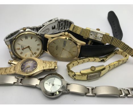 A collection of Rotary and other watches