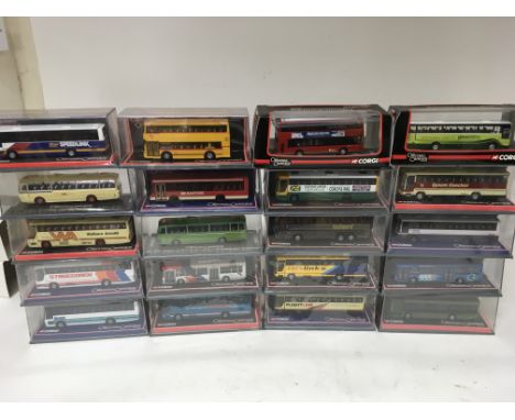 Corgi toys, Original Omnibus, 1:76 scale Diecast vehicles, boxed, including Buses and coaches x20