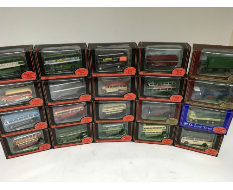 EFE, Exclusive First Editions, 1:76 scale Diecast vehicles, boxed, including Buses, coaches and lorries x20