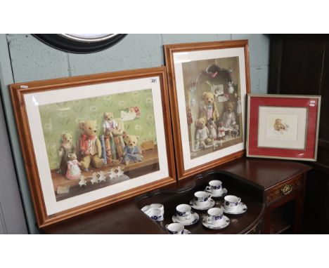 Pair of prints and another - Nursing theme 