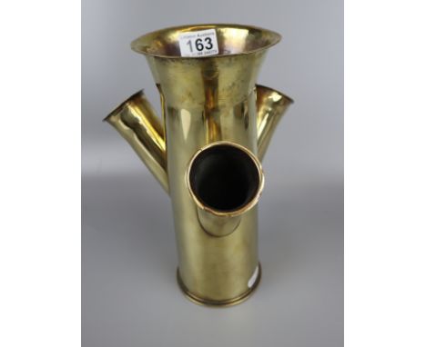 WW1 trench art vase 