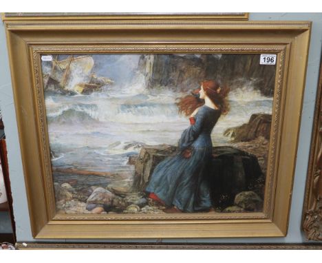 Print - Woman and shipwreck 