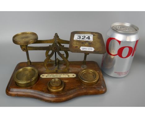 Set of Victorian postal scales 
