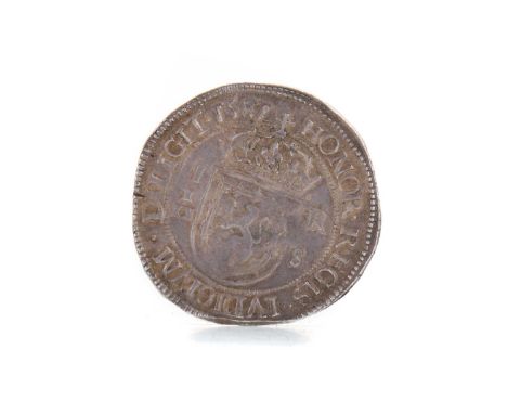 JAMES VI OF SCOTLAND HAMMERED THIRTY SHILLING COIN,fourth coinage, obverse slightly double struck with portrait of James VI i