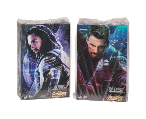 A Marvel Avengers Infinity War Hot Toys Captain America Movie Promo Edition 1:6 scale collectible figure, MMS 481, unopened i